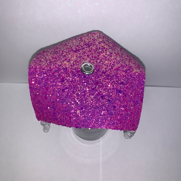Pink Glitter Protective Drink Cover - Picture 3 of 4
